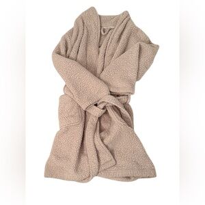 Pottery Barn Robe Cream Textured Sherpa Robe Large